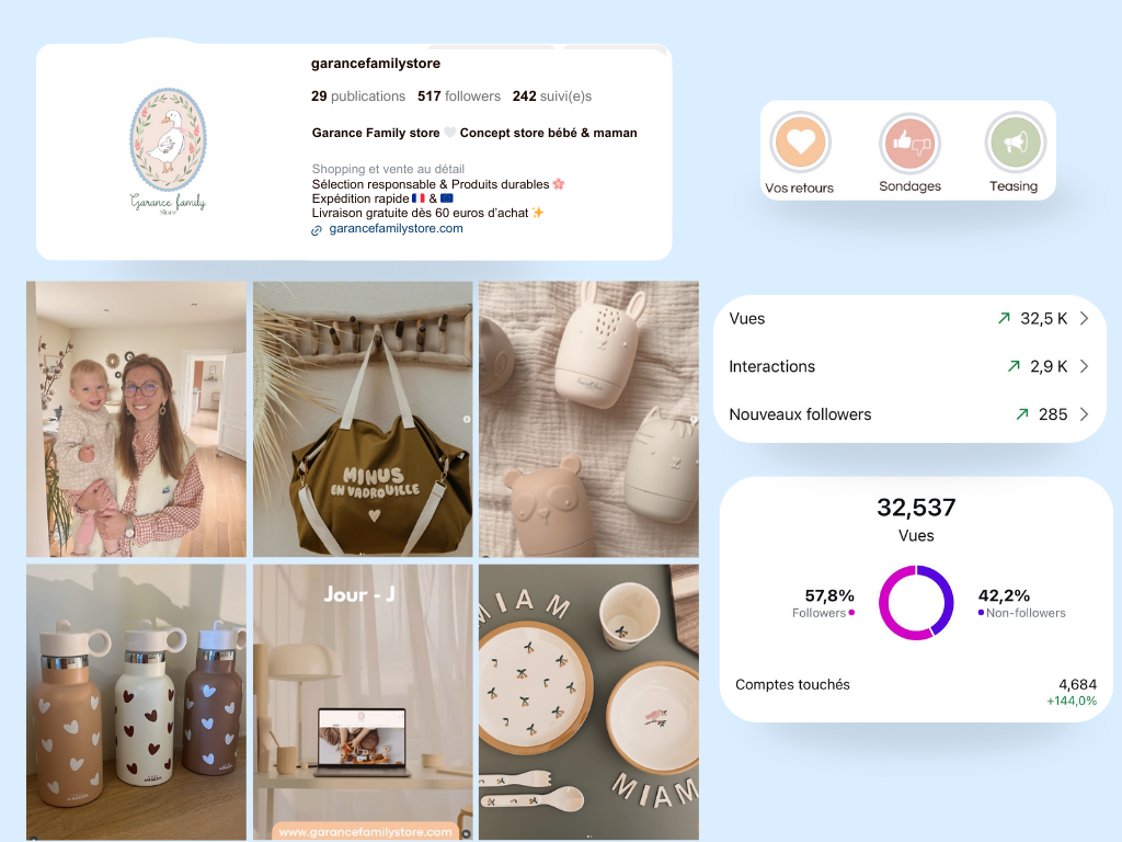 Coaching Instagram Garance Family Store