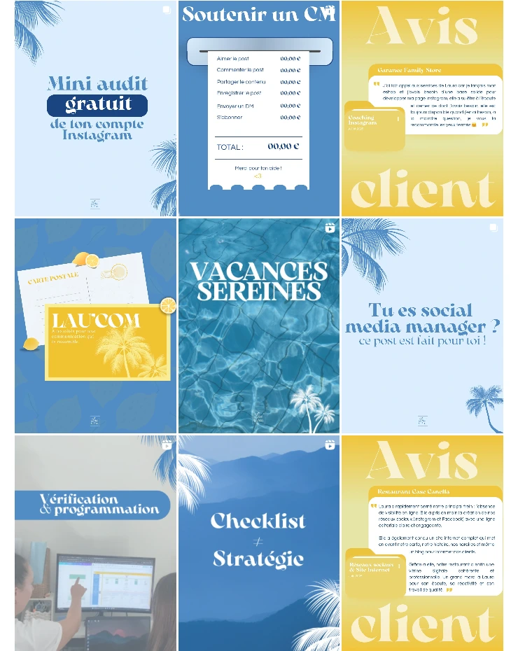 Feed Instagram et cohérence visuelle