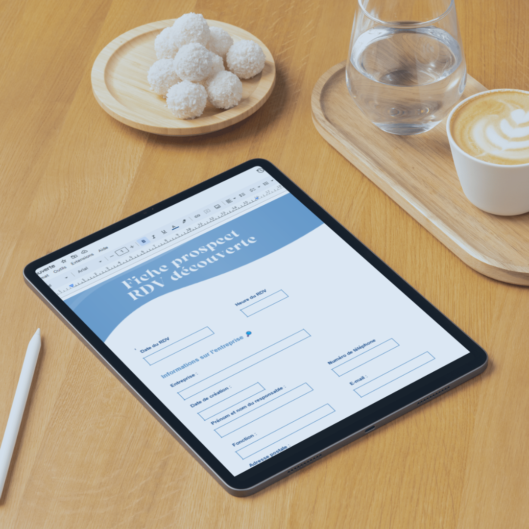 Fiche Prospect - Compatible sur tablette