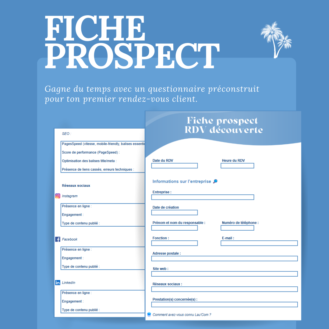 Fiche Prospect