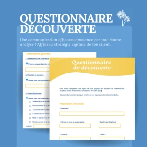 Questionnaire découverte