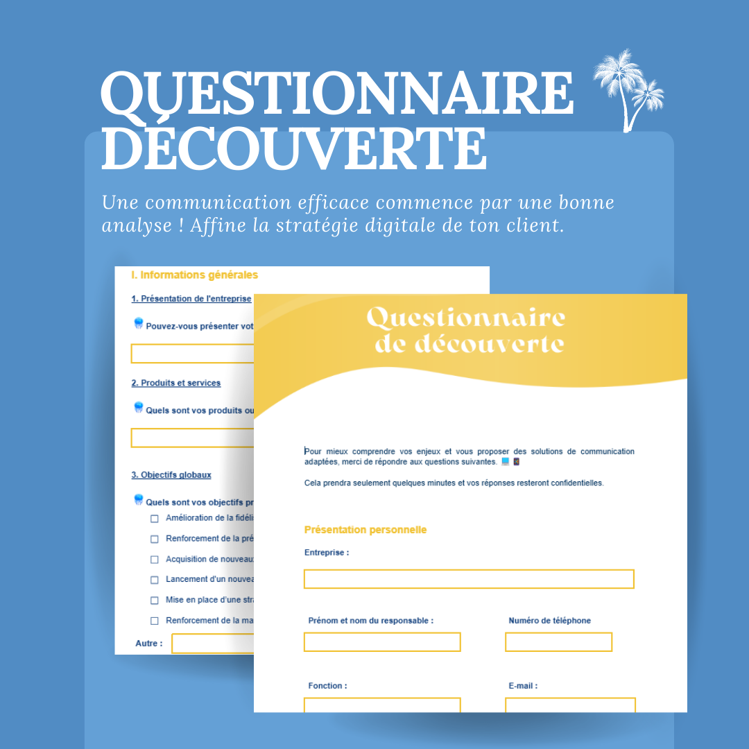 Questionnaire découverte