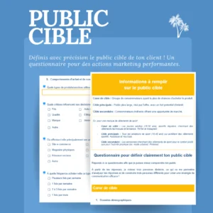 Questionnaire public cible
